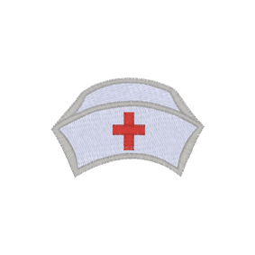 Medical (A6) Nurse Hat 2.5 inches
