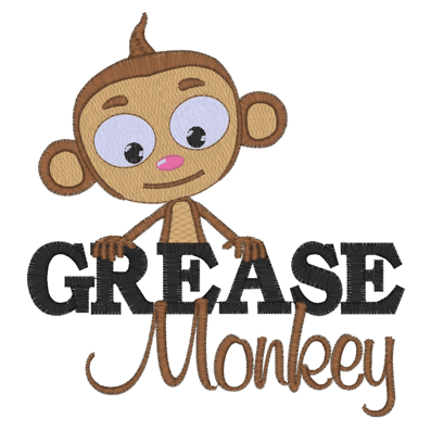 Monkies (63) Grease Monkey 5x7