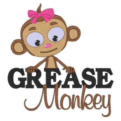 Monkies (69) Grease Monkey 5x7