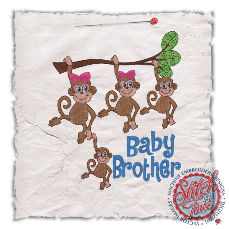 Monkies (90) Baby Brother 5x7