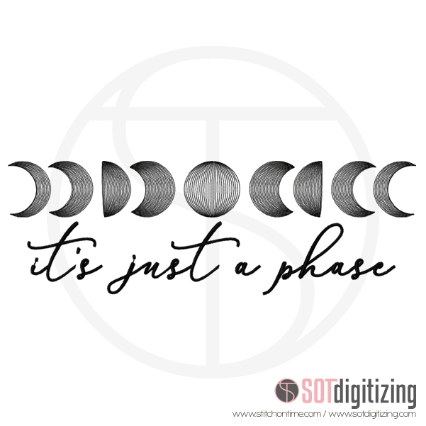 1 MOON : Moon Phase. It's Just a Phase