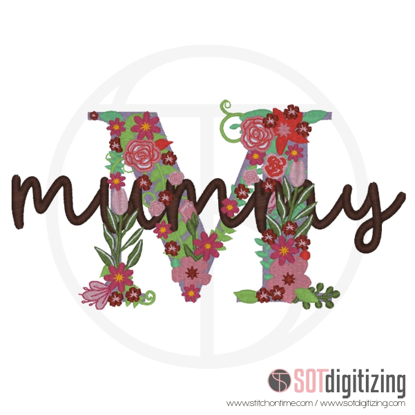 97 Names : Mummy with Floral M