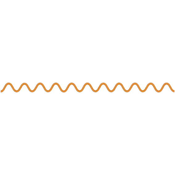 Ornamental (A3) wave 260mm Long