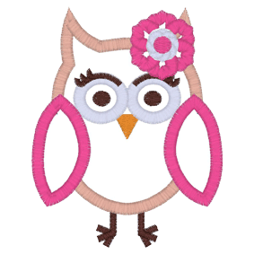 Owl (A39) Applique 4x4