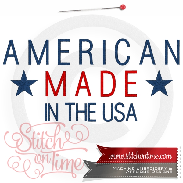 131 Patriotic : American Made In The USA 4 Hoop Sizes Inc.