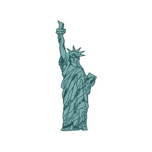 Patriotic (38) Statue of Liberty 4x4