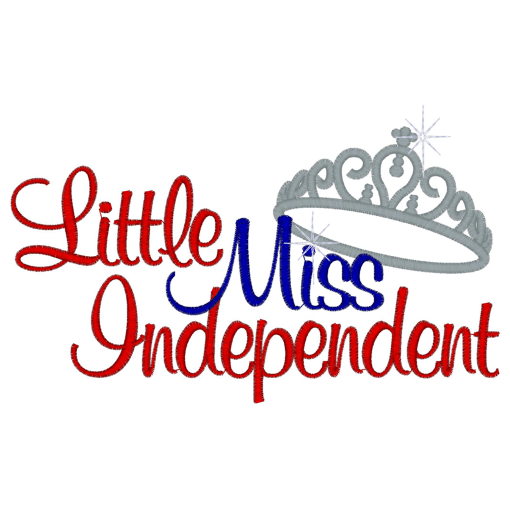 Patriotic (49) Little Miss Independent 5x7