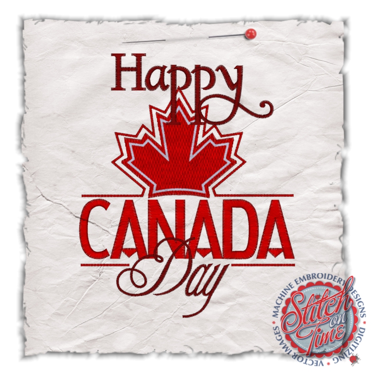 Patriotic (83) Happy Canada Day 5x7