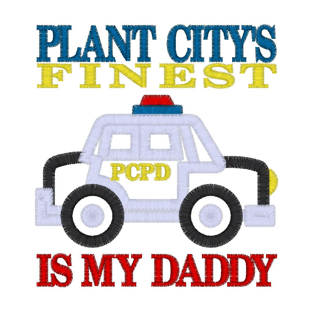 Police (21) Plant City's Finest Applique 4x4