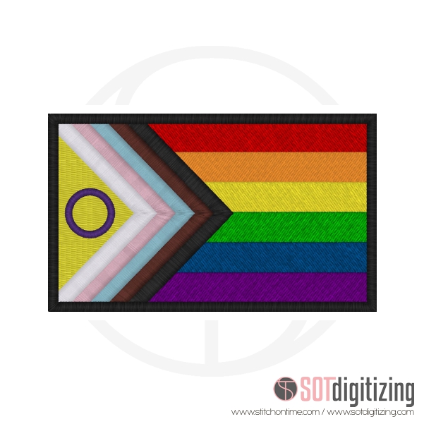 1 PRIDE : LGBTQIA+ Flag Emblem