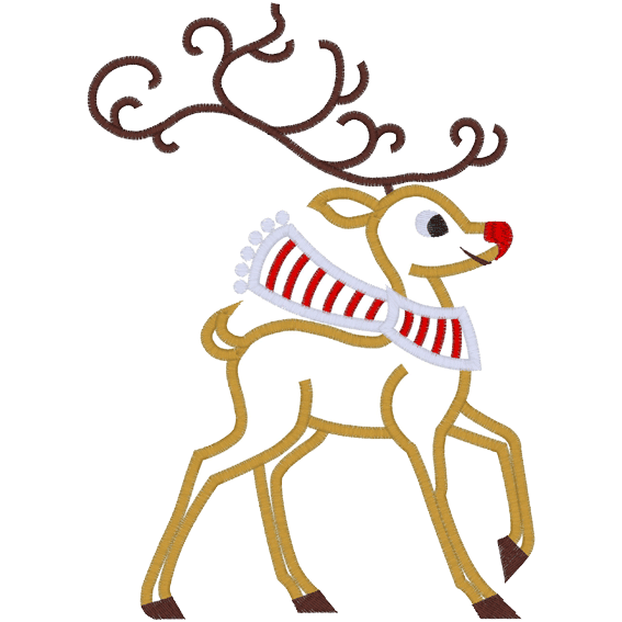 Reindeer (A1) Applique 6x10