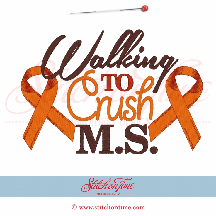 63 Ribbons : Walking To Crush MS 6x10
