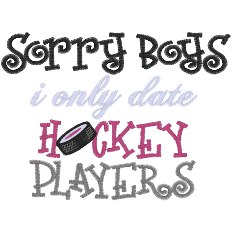 Sayings (A1034) Hockey Players 5x7 