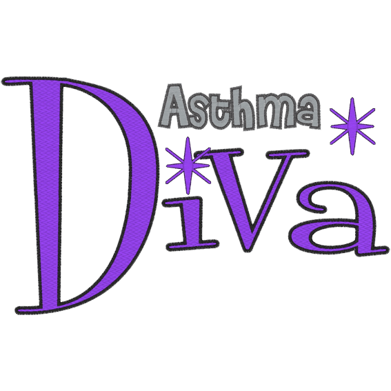 Sayings (A1038) Asthma Diva 5x7