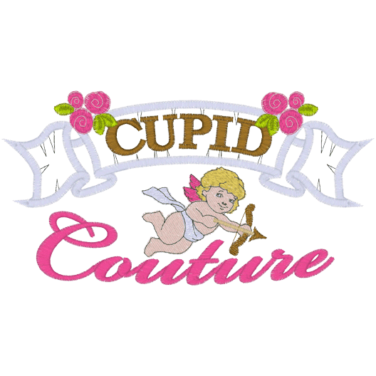 Sayings (A1063) Cupid Couture Applique 5x7