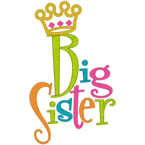 Sayings (A1164) Big Sister 5x7
