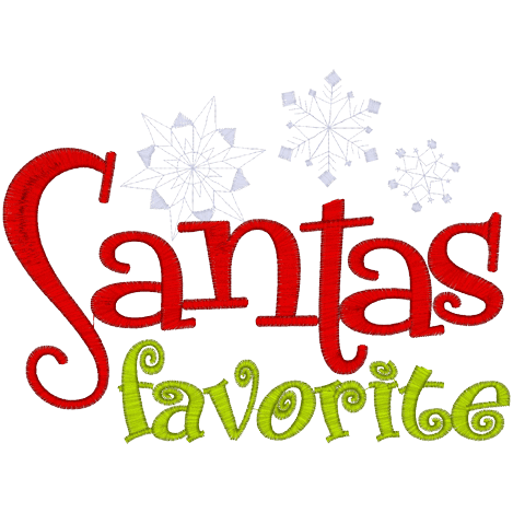 Sayings (A1213) Santas Favorite 5x7
