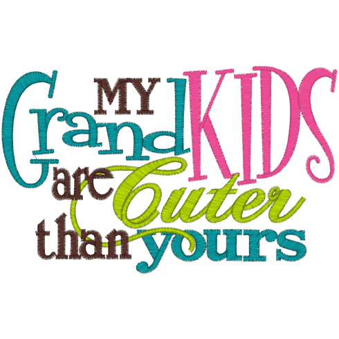 Sayings (A1214) Grand Kids 5x7