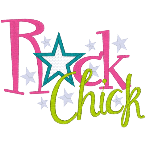 Sayings (A1258) Rock Chick 5x7