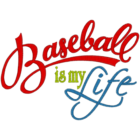 Sayings (A1288) Baseball Is My Life 5x7