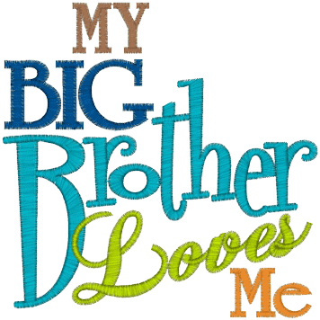Sayings (A1311) My Big Brother 5x7