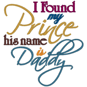 Sayings (A1345) Prince Daddy 5x7