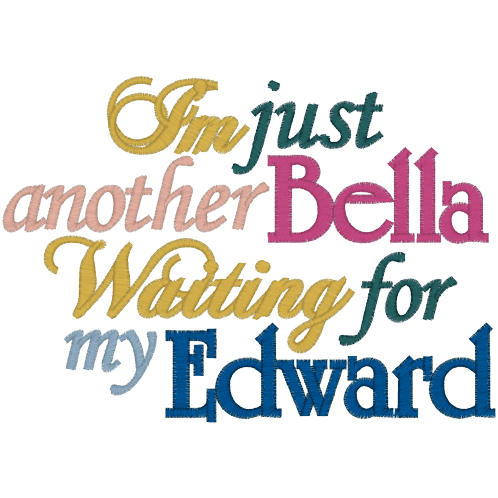 Sayings (A1464) Bella & Edward 5x7