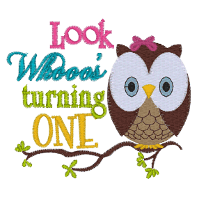 Sayings (A1494) Turning One Owl 4x4