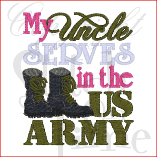 Sayings (1628) Uncle Serves in the Army 4x4