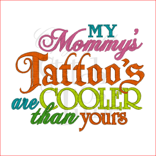 Sayings 1697 Tattoo 5x7 Click to enlarge