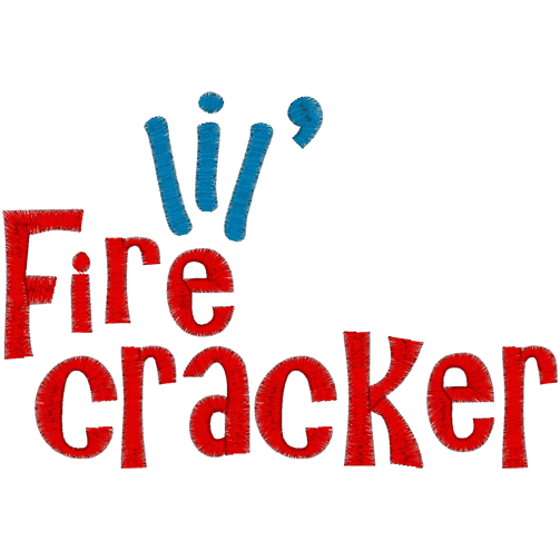 Sayings (A17) Lil Firecracker 5x7