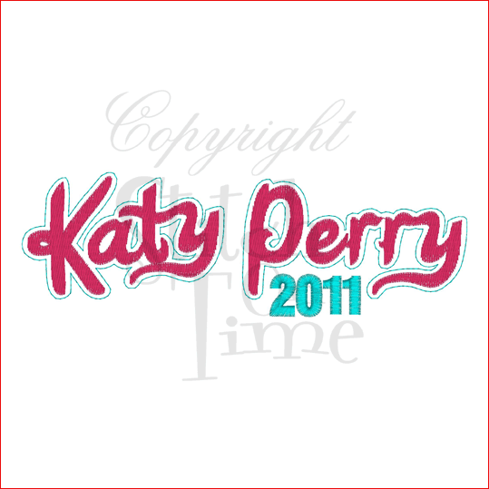 Sayings (1852) Girls Name Katy Perry 5x7