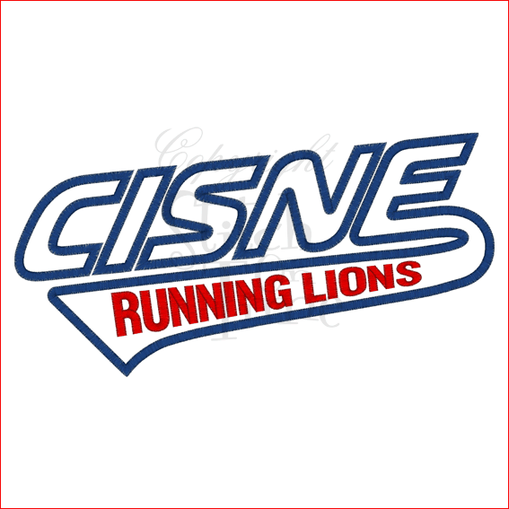 Sayings (1935) CISNE Running Lions Applique 6x10