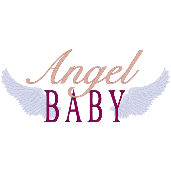 Sayings (A267) ANGEL BABY 4x4