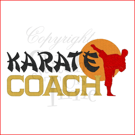 Sayings (2058) Karate Coach 5x7