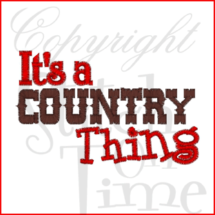 Sayings (2062) Its A Country Thing 4x4