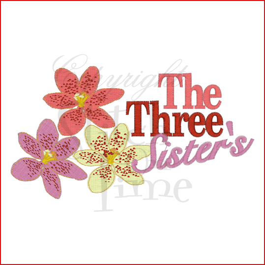 Sayings (2068) The Three Sisters 5x7