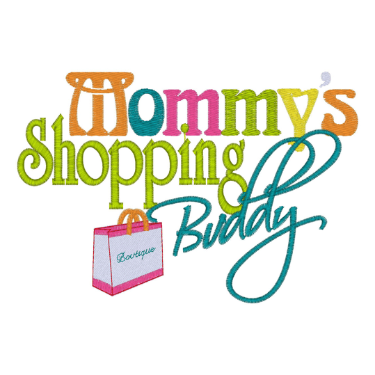 Sayings (2227) Mommys Shopping Buddy 5x7