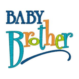 Sayings (2260) Baby Brother 4x4