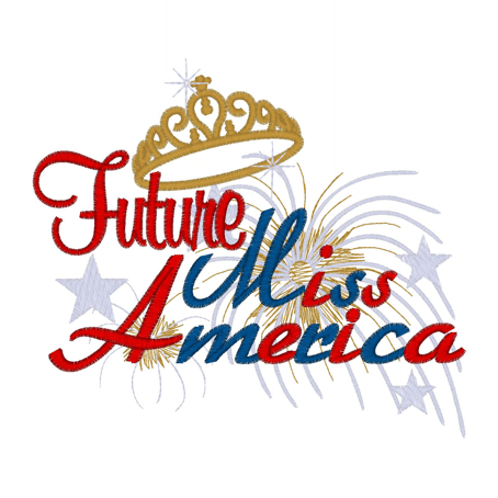 Sayings (2338) Future Miss America 5x7