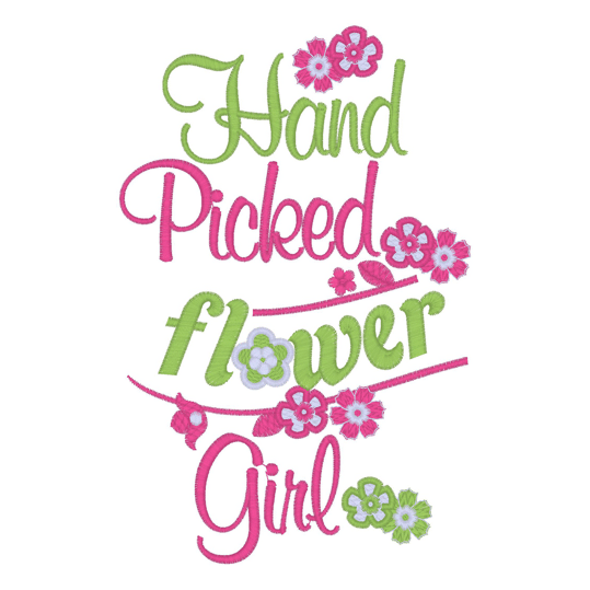 Sayings (2394) Flower Girl 5x7