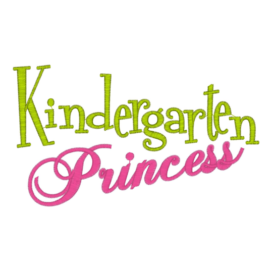 Sayings (2412) Kindergarten Princess 5x7