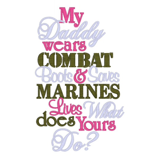 Sayings (2500) Marines Lives 5x7