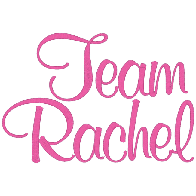 Sayings (2548) Team Rachel 6x10