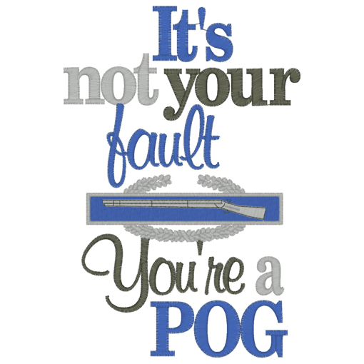 Sayings (2573) Its Not Your Fault POG 5x7
