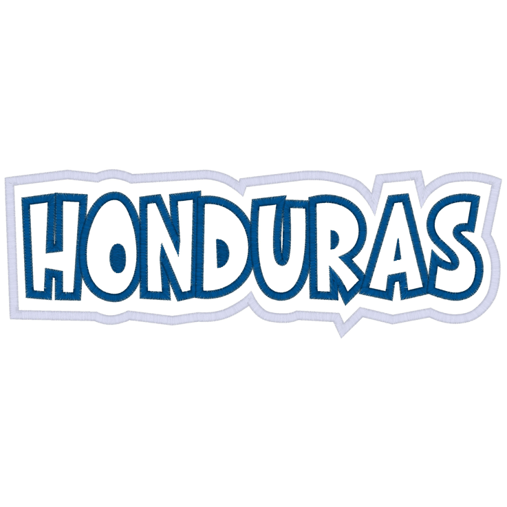 Sayings (2772) HONDURAS Applique 6x10