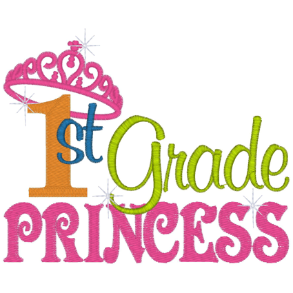Sayings (2842) 1st Grade Princess 5x7