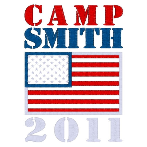Sayings (3022) Camp Smith Applique 5x7