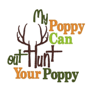Sayings (3048) Poppy Hunts 4x4
