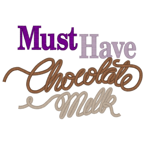 Sayings (3065) Chocolate Milk 5x7